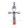 Healing 7 Chakra Beads Cross Meditation Yoga Pendant Fit Neacklace